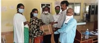 காரைக்குடி தொகுதியில் ஆறாயிரம் பேருக்கு மளிகைத் தொகுப்பு